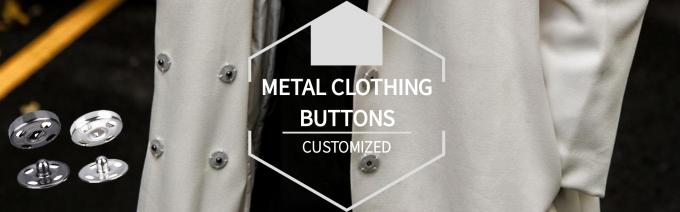 金属の衣類ボタン