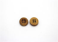 Decorative Wooden Bulk Buttons 4 Holes Natural Eco-Friendly