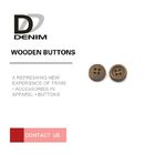 Jacket Craft Coloured Wooden Buttons Good Texture Environmentally Friendly