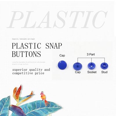 Disposable Gowns 4 Parts 10MM Plastic Snap Button
